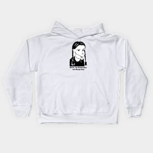 Wednesday Addams fan art!! Kids Hoodie